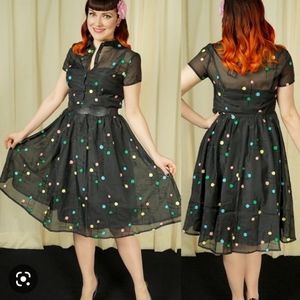 Voodoo Vixen Polka Dot Dress